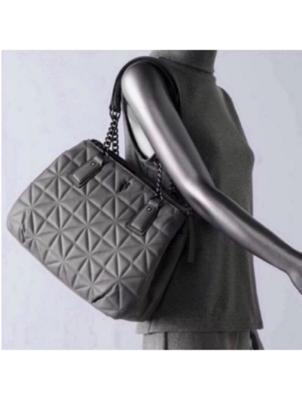 Simply Vera Vera Wang Quilted Satchel Bag
